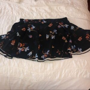 Topshop Off the Shoulder Floral Top